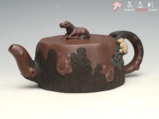 紫砂壶图片：马上封侯 - 宜兴紫砂壶网