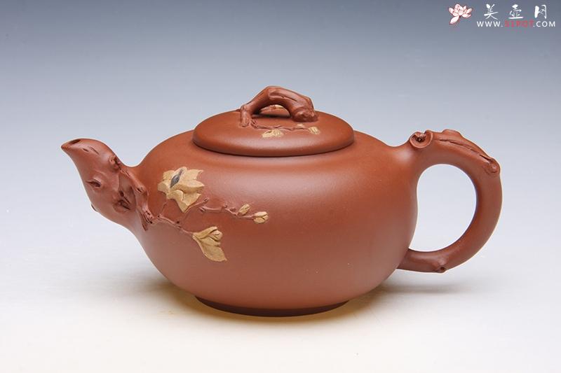 紫砂壶图片：玉兰花香 - 宜兴紫砂壶网