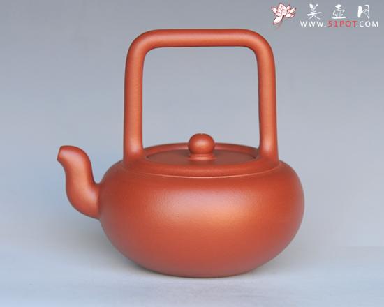 紫砂壶图片：圆珠提梁 - 宜兴紫砂壶网