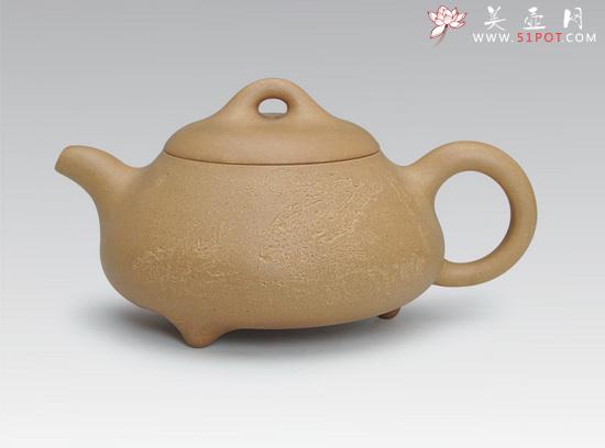 紫砂壶图片：矮石瓢 - 宜兴紫砂壶网