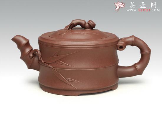 紫砂壶图片：君竹 拷贝 - 宜兴紫砂壶网