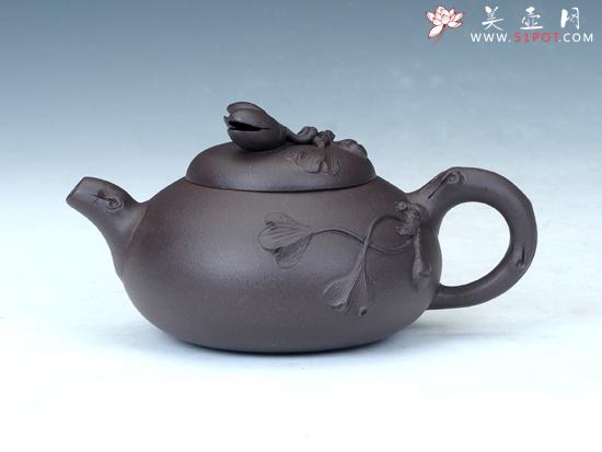 紫砂壶图片：开心果壶 - 宜兴紫砂壶网