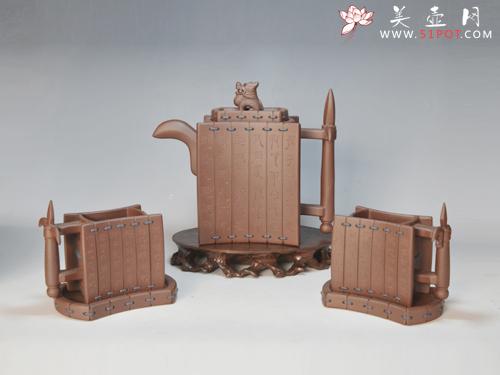 紫砂壶图片：战国竹简―孙子兵法（虚实篇）  6... - 宜兴紫砂壶网