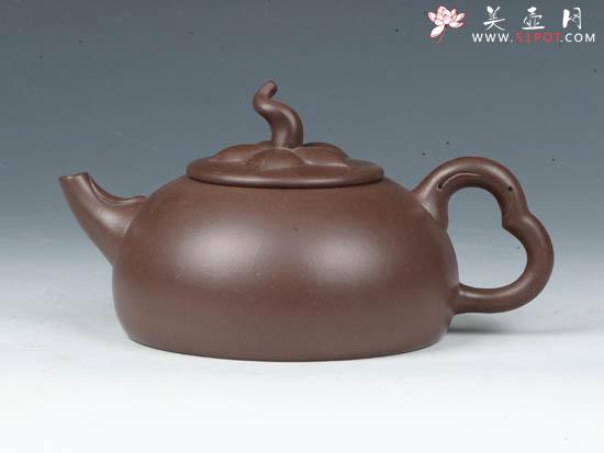 紫砂壶图片：生机盎然  300cc - 宜兴紫砂壶网