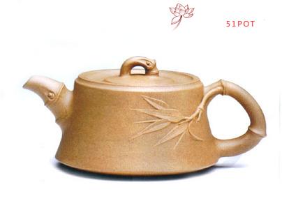 紫砂壶图片：可心竹 - 宜兴紫砂壶网