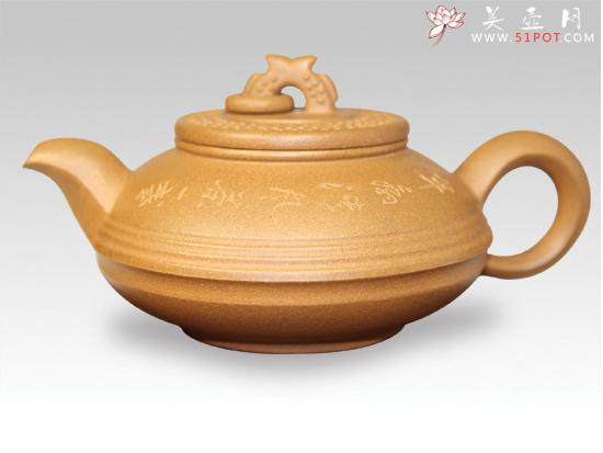 紫砂壶图片：汉壁  泥料：本山绿泥 - 宜兴紫砂壶网