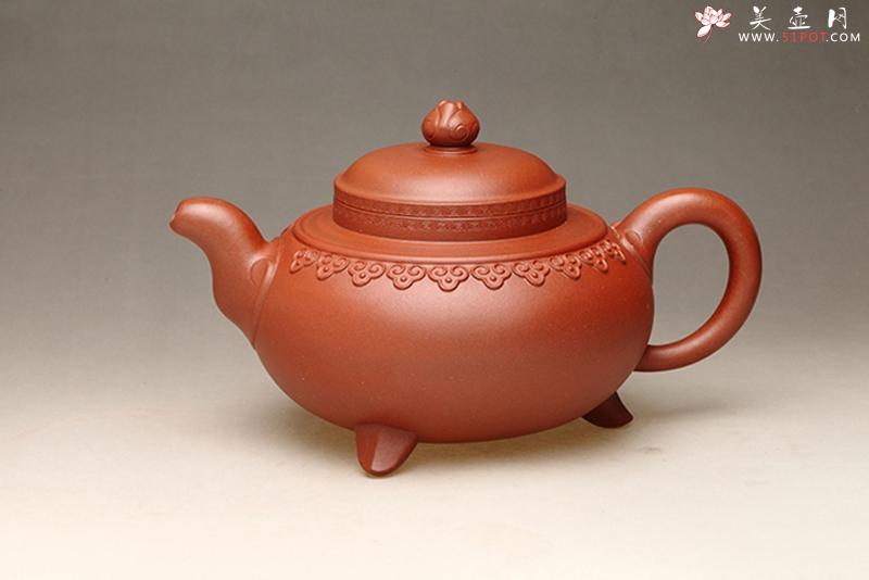 紫砂壶图片：云肩三足 - 宜兴紫砂壶网