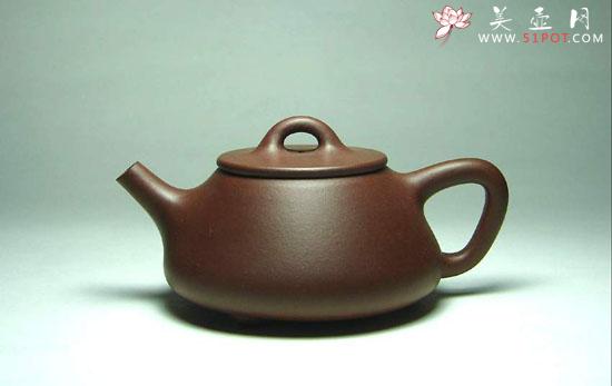 紫砂壶图片：景洲薄盖石瓢 - 宜兴紫砂壶网