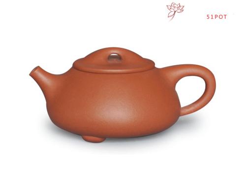 紫砂壶图片：石瓢壶  泥料：红... - 宜兴紫砂壶网