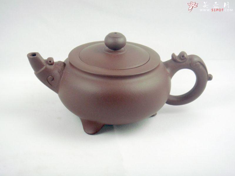 紫砂壶图片：玉龙壶(底槽清)280CC - 宜兴紫砂壶网