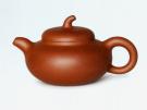 紫砂壶图片：扁茄段壶 - 宜兴紫砂壶网