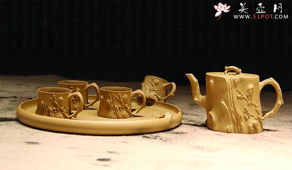 紫砂壶图片：寒梅傲骨 - 宜兴紫砂壶网