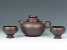 紫砂壶图片：孤灯夜读茶具 - 宜兴紫砂壶网