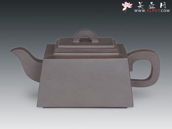 紫砂壶图片：四方 - 宜兴紫砂壶网