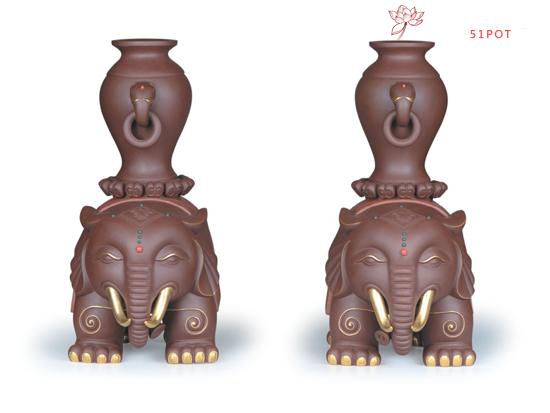 紫砂壶图片：吉祥太平 - 宜兴紫砂壶网