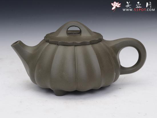 紫砂壶图片：筋囊石瓢 - 宜兴紫砂壶网