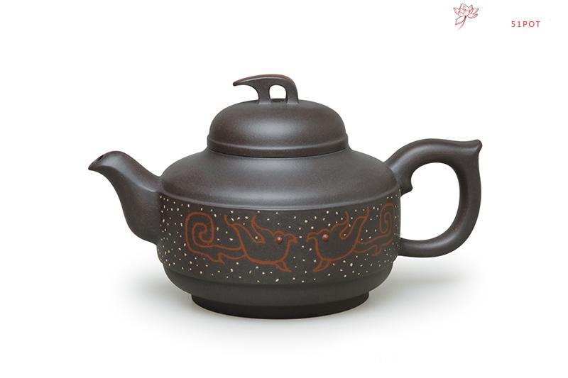 紫砂壶图片：凤鸣 - 宜兴紫砂壶网