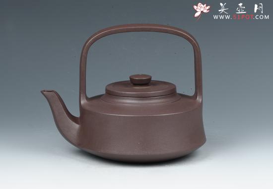 紫砂壶图片：提璧提梁 - 宜兴紫砂壶网