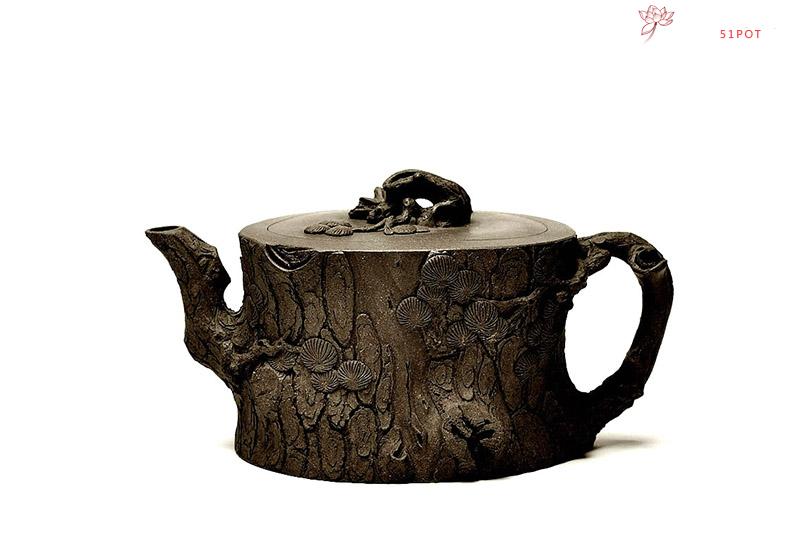 紫砂壶图片：松桩 - 宜兴紫砂壶网