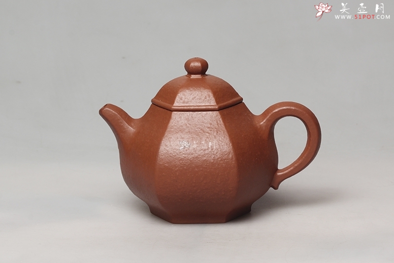 紫砂壶工艺艺术师吴志平作品潘六方(小) 泥料 美壶网