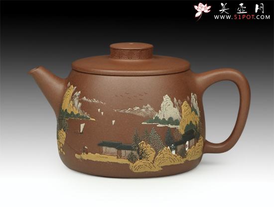 紫砂壶图片：汉中壶 - 宜兴紫砂壶网