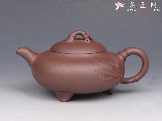紫砂壶图片：季竹壶 - 宜兴紫砂壶网