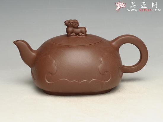 紫砂壶图片：吉祥如意 - 宜兴紫砂壶网