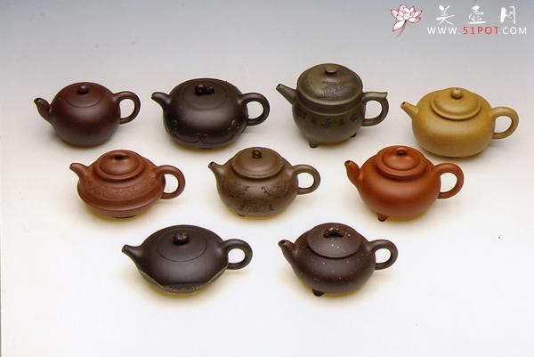 紫砂壶图片：五彩梦典藏精品组壶  - 宜兴紫砂壶网