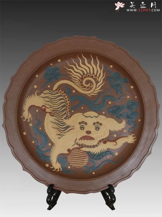 紫砂壶图片：喜狮 - 宜兴紫砂壶网