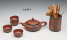 紫砂壶图片：祝寿茶具 - 宜兴紫砂壶网
