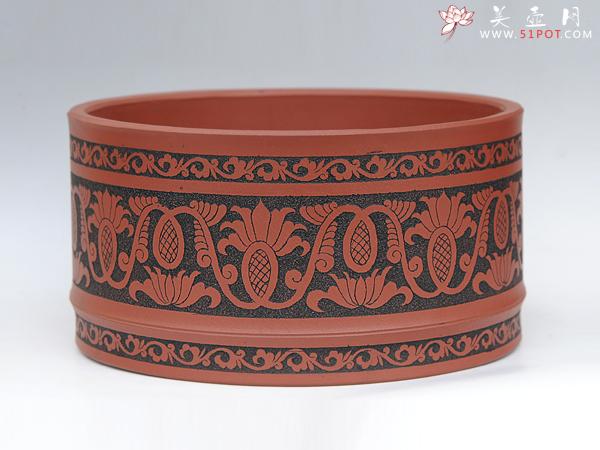 紫砂壶图片：陶刻水洗 - 宜兴紫砂壶网