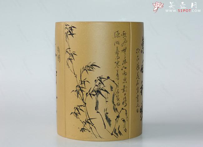 紫砂壶图片：笔筒 - 宜兴紫砂壶网