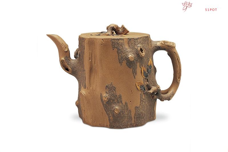 紫砂壶图片：树段 - 宜兴紫砂壶网