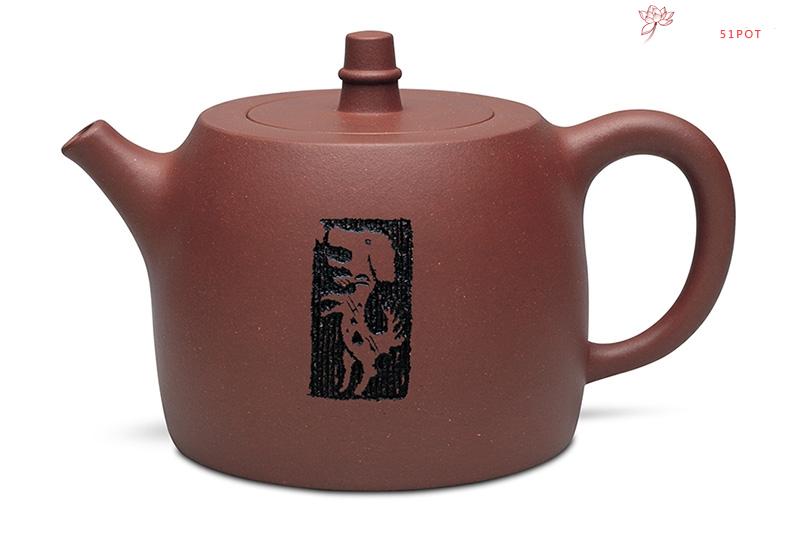 紫砂壶图片：汉铎壶 - 宜兴紫砂壶网