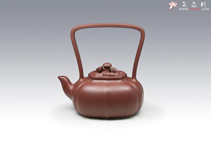 紫砂壶图片：汉风提梁 - 宜兴紫砂壶网