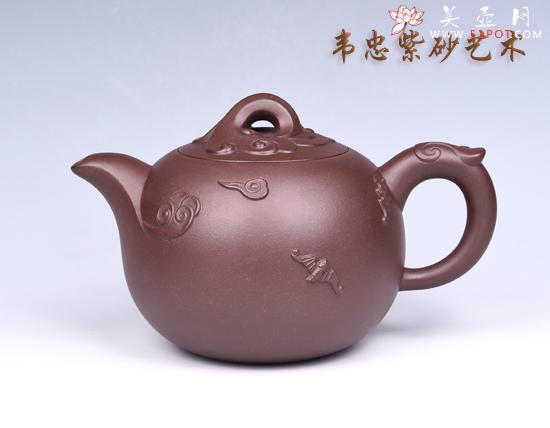 紫砂壶图片：福寿 - 宜兴紫砂壶网