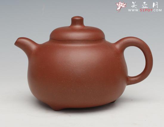 紫砂壶图片：三脚乳鼎  容量:... - 宜兴紫砂壶网