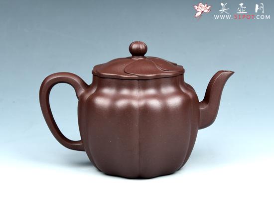 紫砂壶图片：花瓣筋囊 - 宜兴紫砂壶网