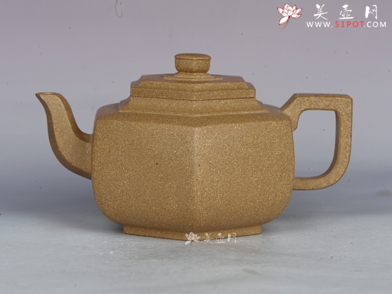 吴建军紫砂壶名家作品六方雪华价格优惠 性价比超高