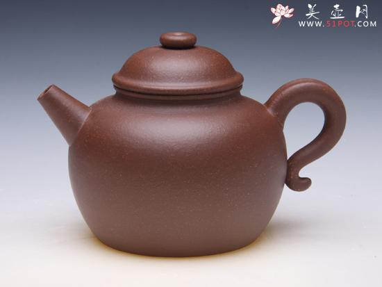 紫砂壶图片：大彬串钮 - 宜兴紫砂壶网