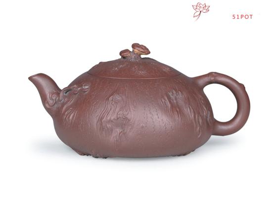 紫砂壶图片：灵芝 - 宜兴紫砂壶网