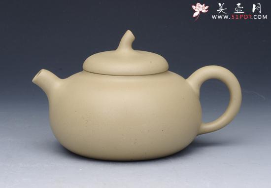 紫砂壶图片：茄段壶 段泥 - 宜兴紫砂壶网