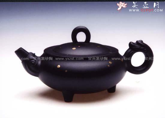 紫砂壶图片：环龙卧虎 - 宜兴紫砂壶网