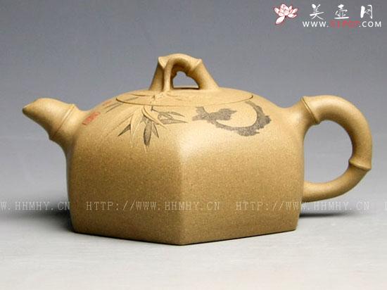 紫砂壶图片：月下潇湘 - 宜兴紫砂壶网