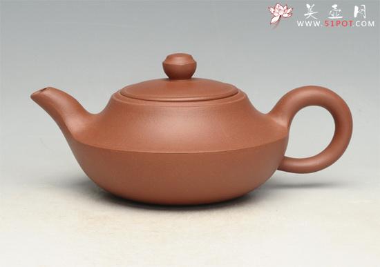 紫砂壶图片：半月如意 拷贝 - 宜兴紫砂壶网