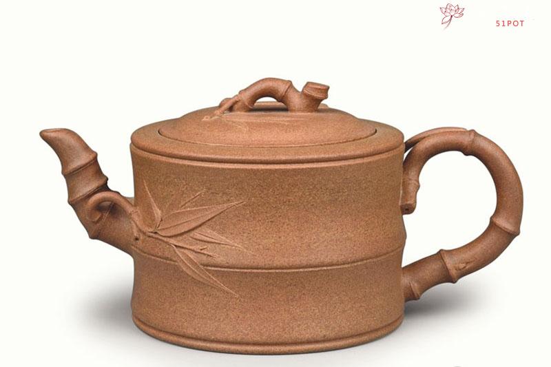 紫砂壶图片：竹段 - 宜兴紫砂壶网