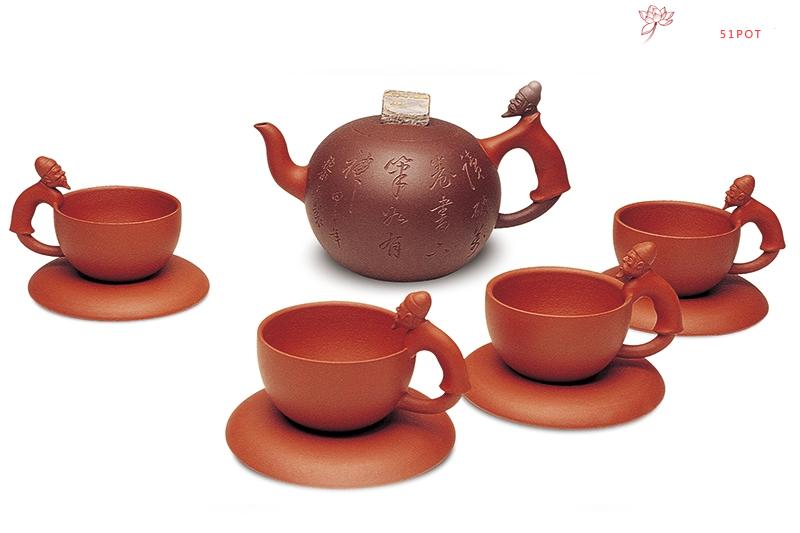 紫砂壶图片：读书破万卷壶 - 宜兴紫砂壶网