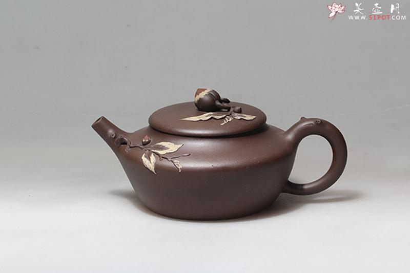 紫砂壶图片：寿桃 - 宜兴紫砂壶网