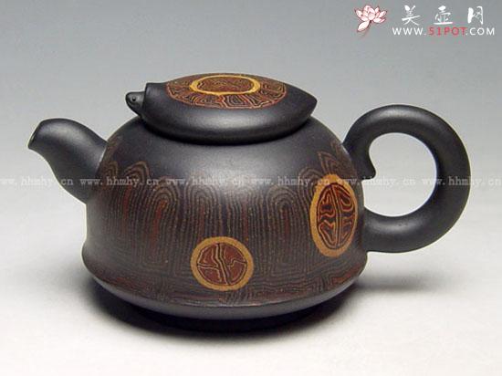 紫砂壶图片：延年益寿 - 宜兴紫砂壶网