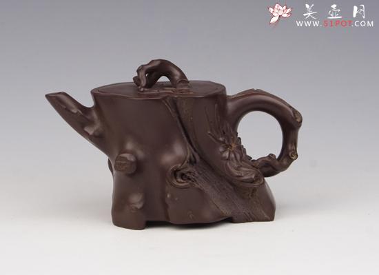 紫砂壶图片：梅桩 - 宜兴紫砂壶网